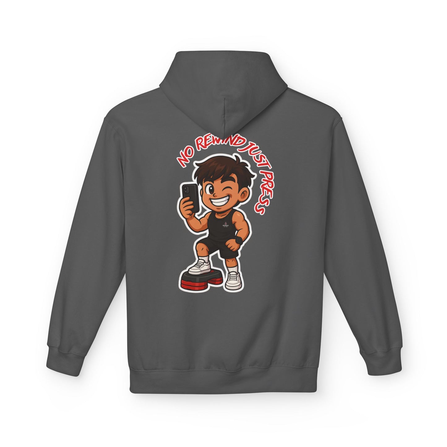 "No Rewind Just Press" – RŌSEKI Sport Hoodie