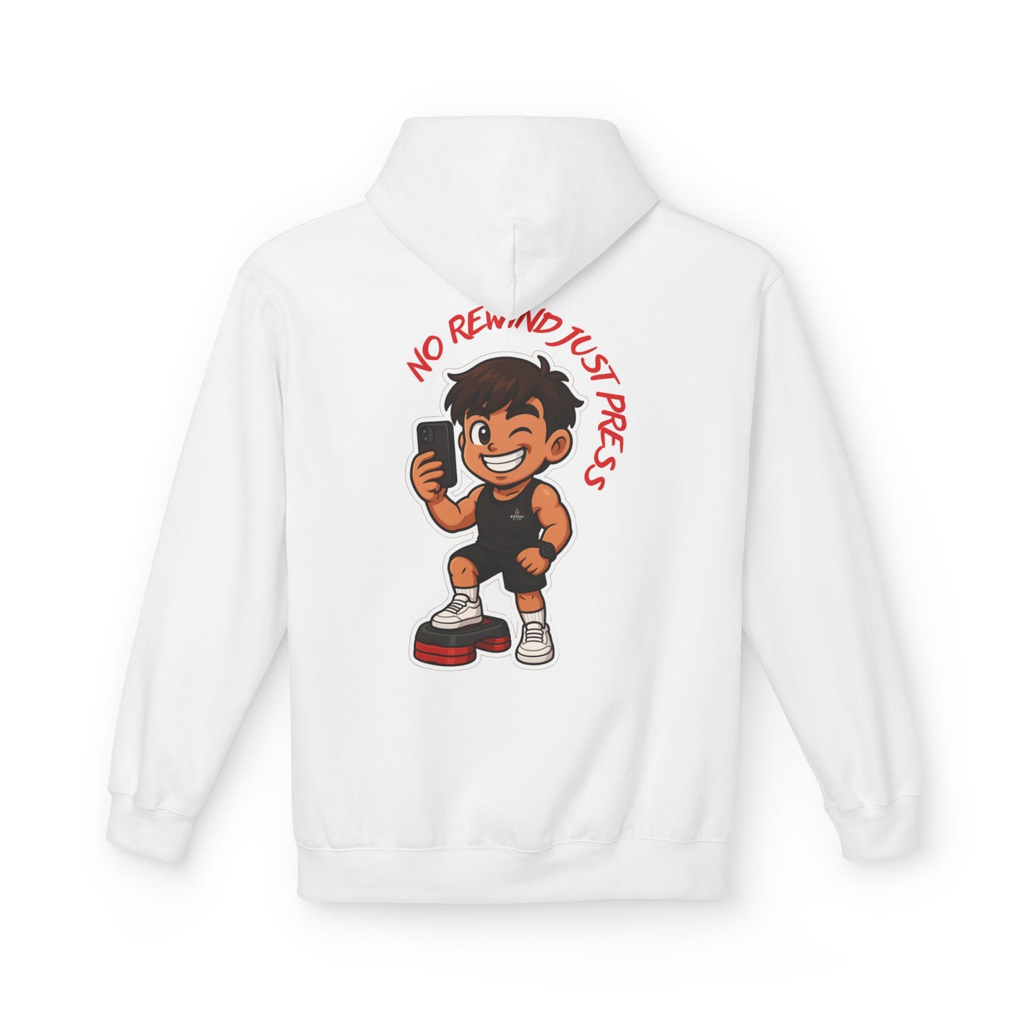 "No Rewind Just Press" – RŌSEKI Sport Hoodie