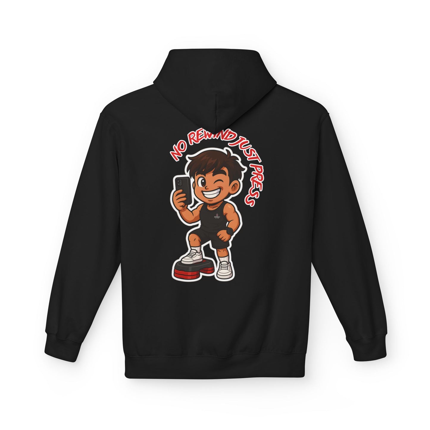 "No Rewind Just Press" – RŌSEKI Sport Hoodie