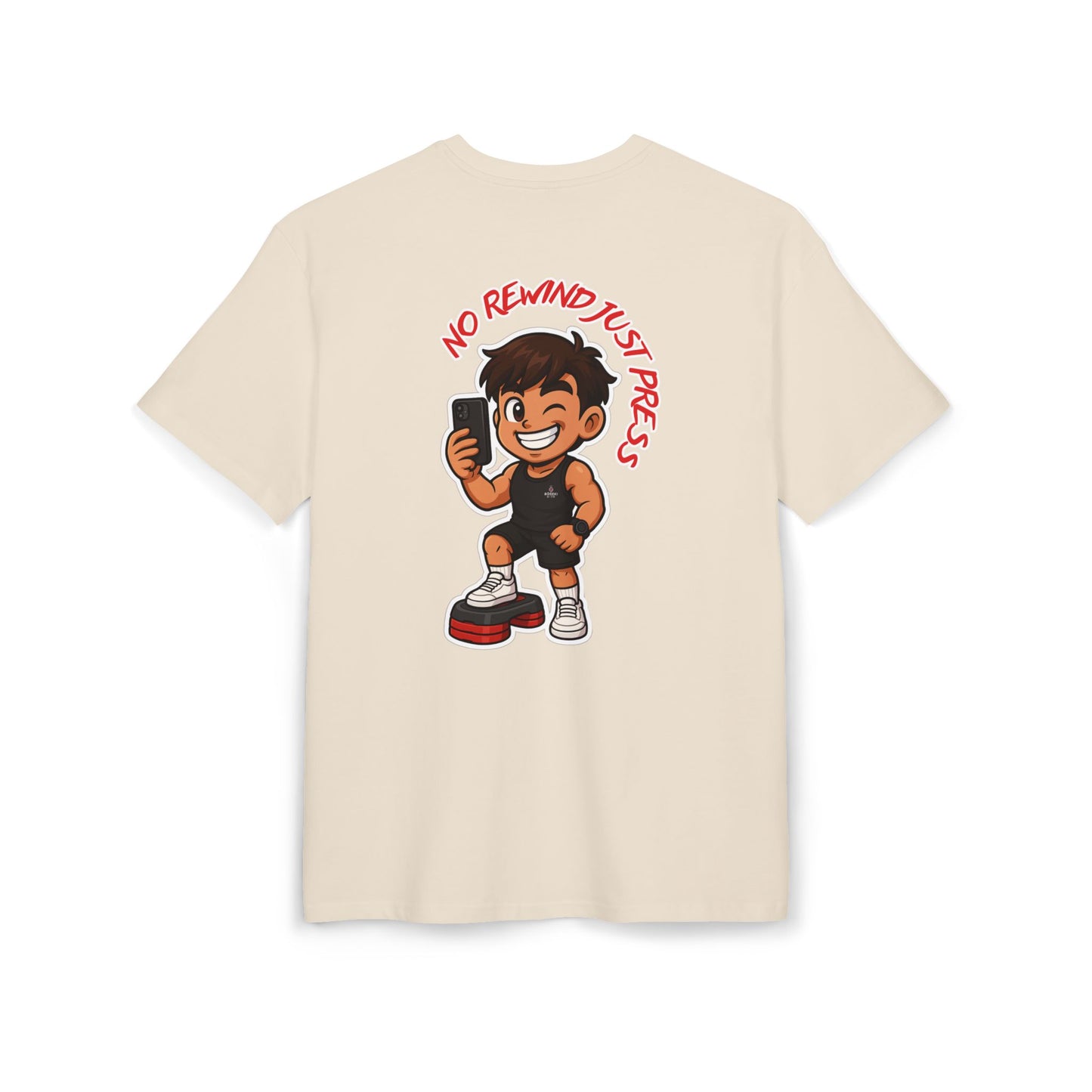 "No Rewind Just Press" – RŌSEKI SPORT Oversize T-shirt