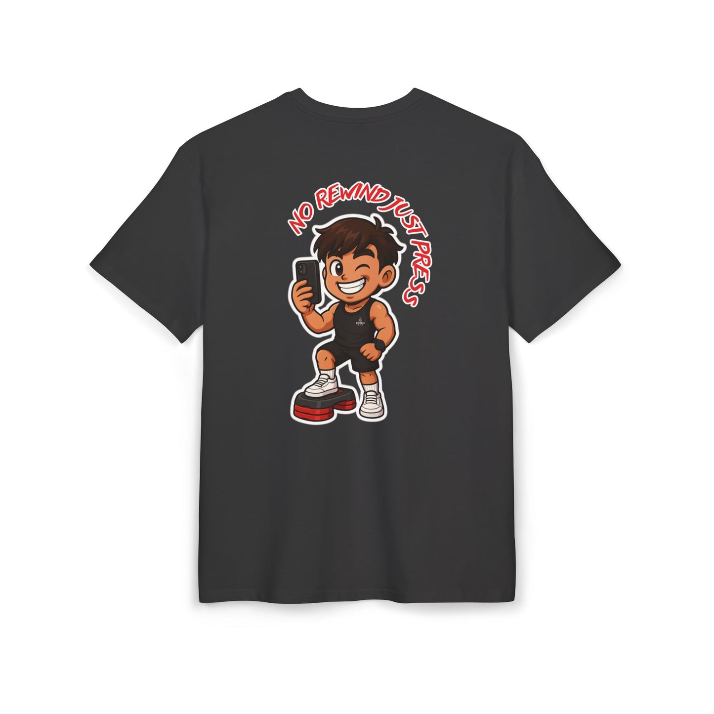 "No Rewind Just Press" – RŌSEKI SPORT Oversize T-shirt