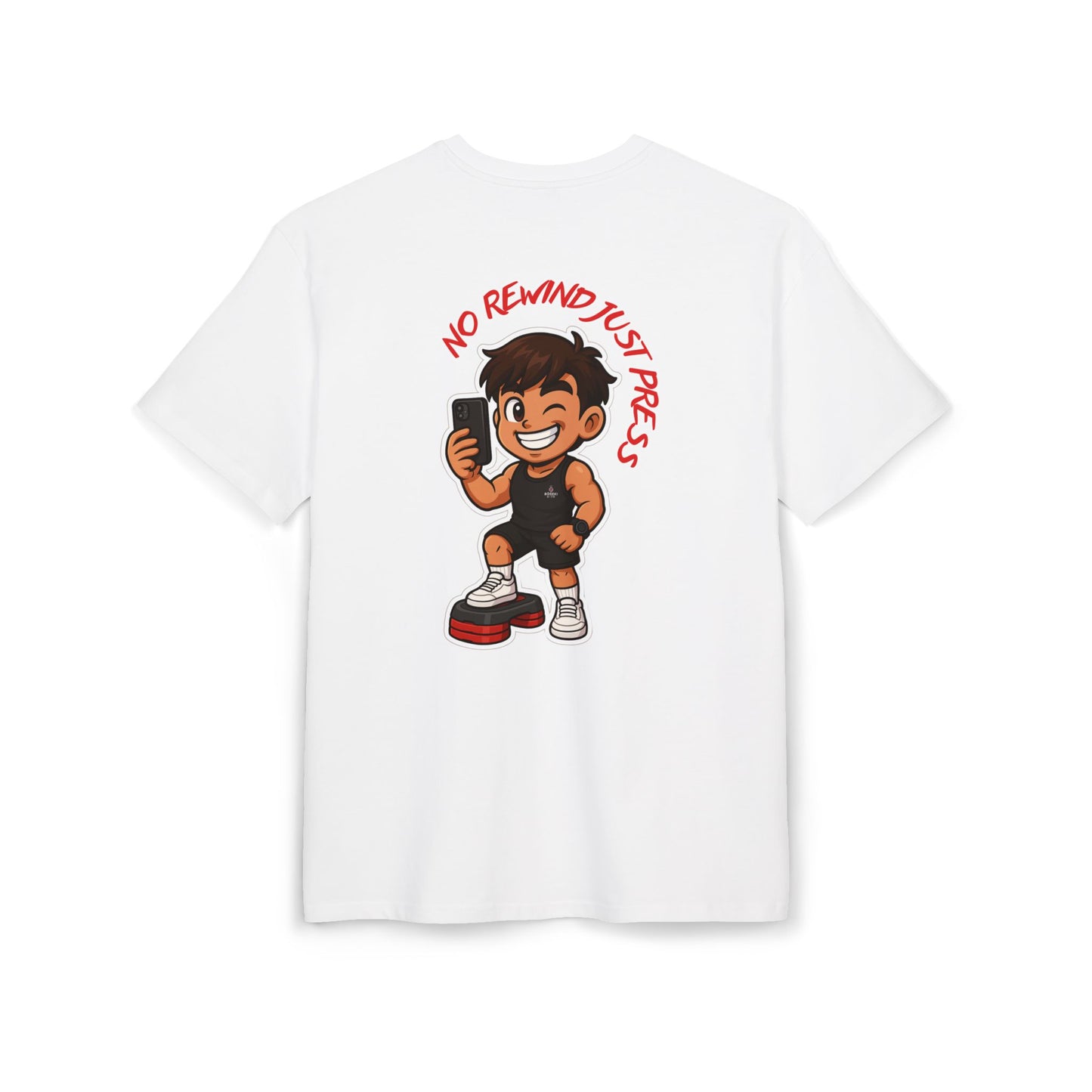 "No Rewind Just Press" – RŌSEKI SPORT Oversize T-shirt