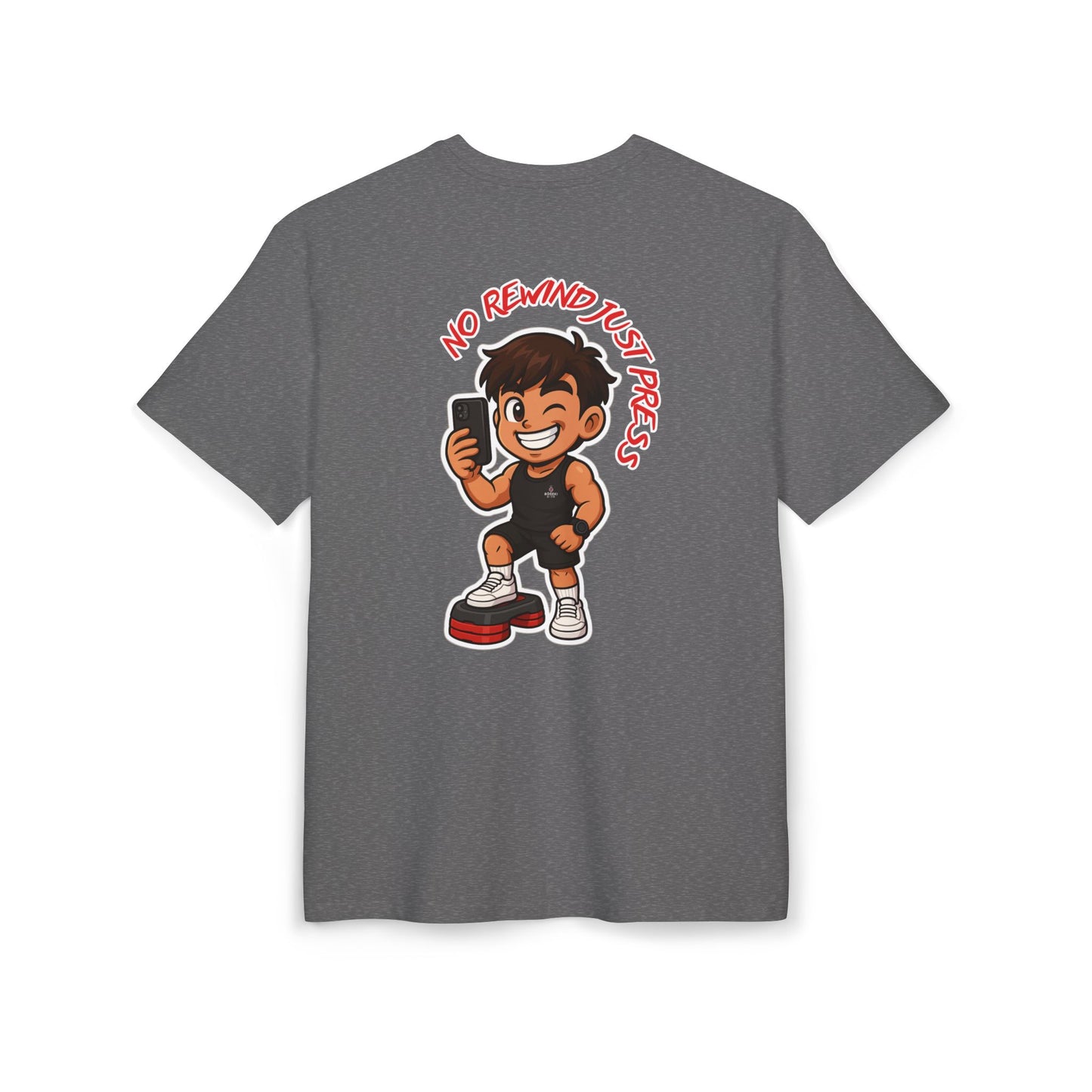 "No Rewind Just Press" – RŌSEKI SPORT Oversize T-shirt