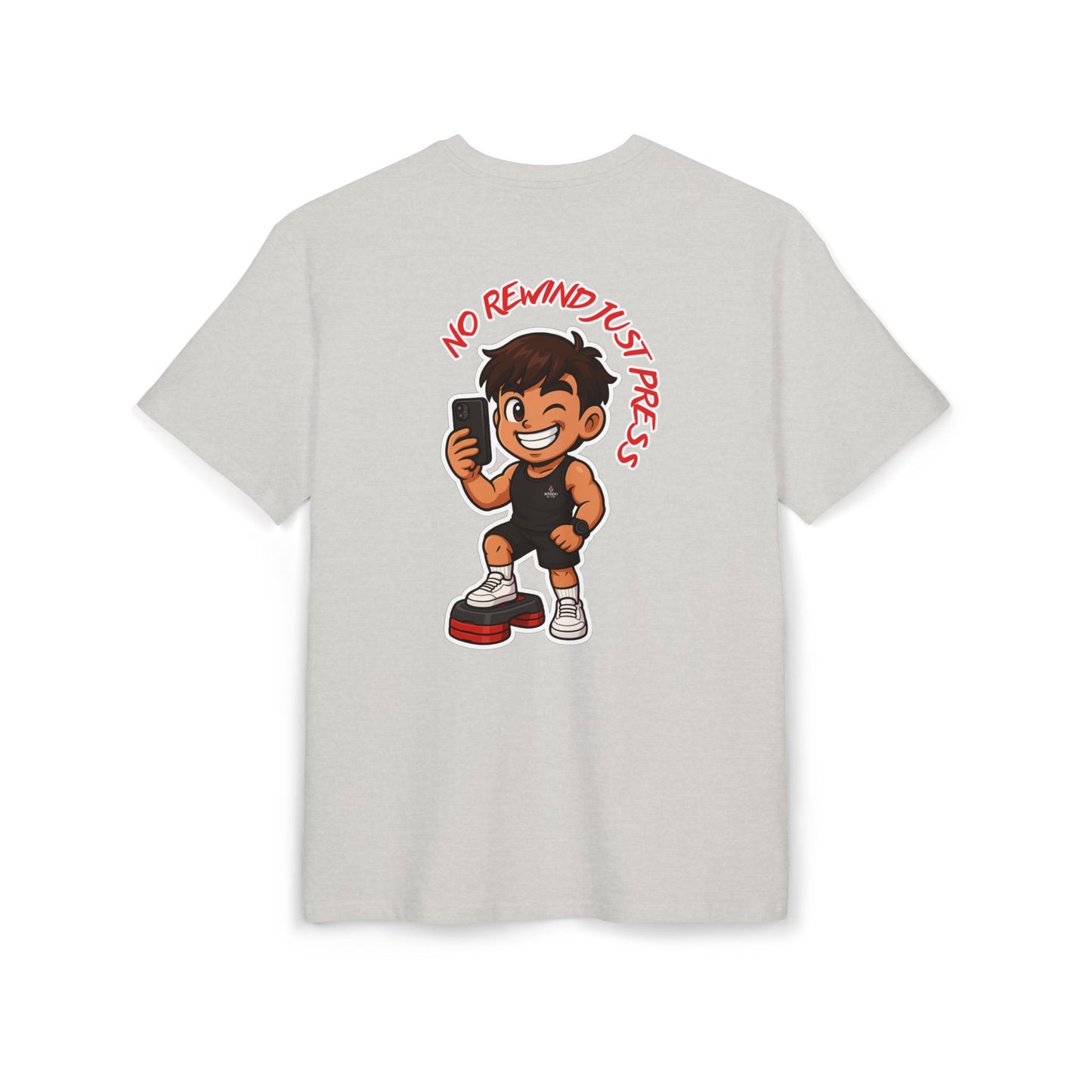 "No Rewind Just Press" – RŌSEKI SPORT Oversize T-shirt