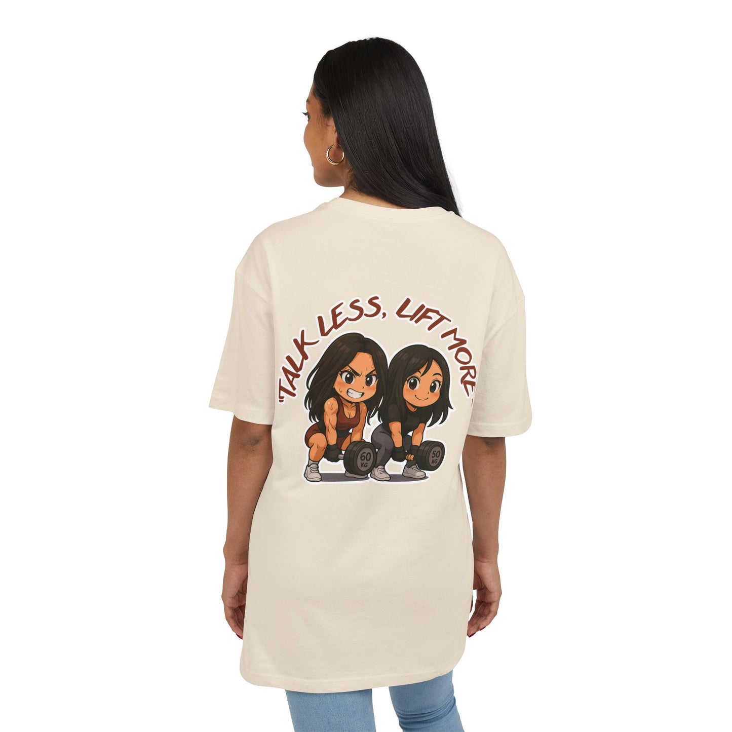 "Talk Less, Lift More" – RŌSEKI SPORT Oversize T-shirt