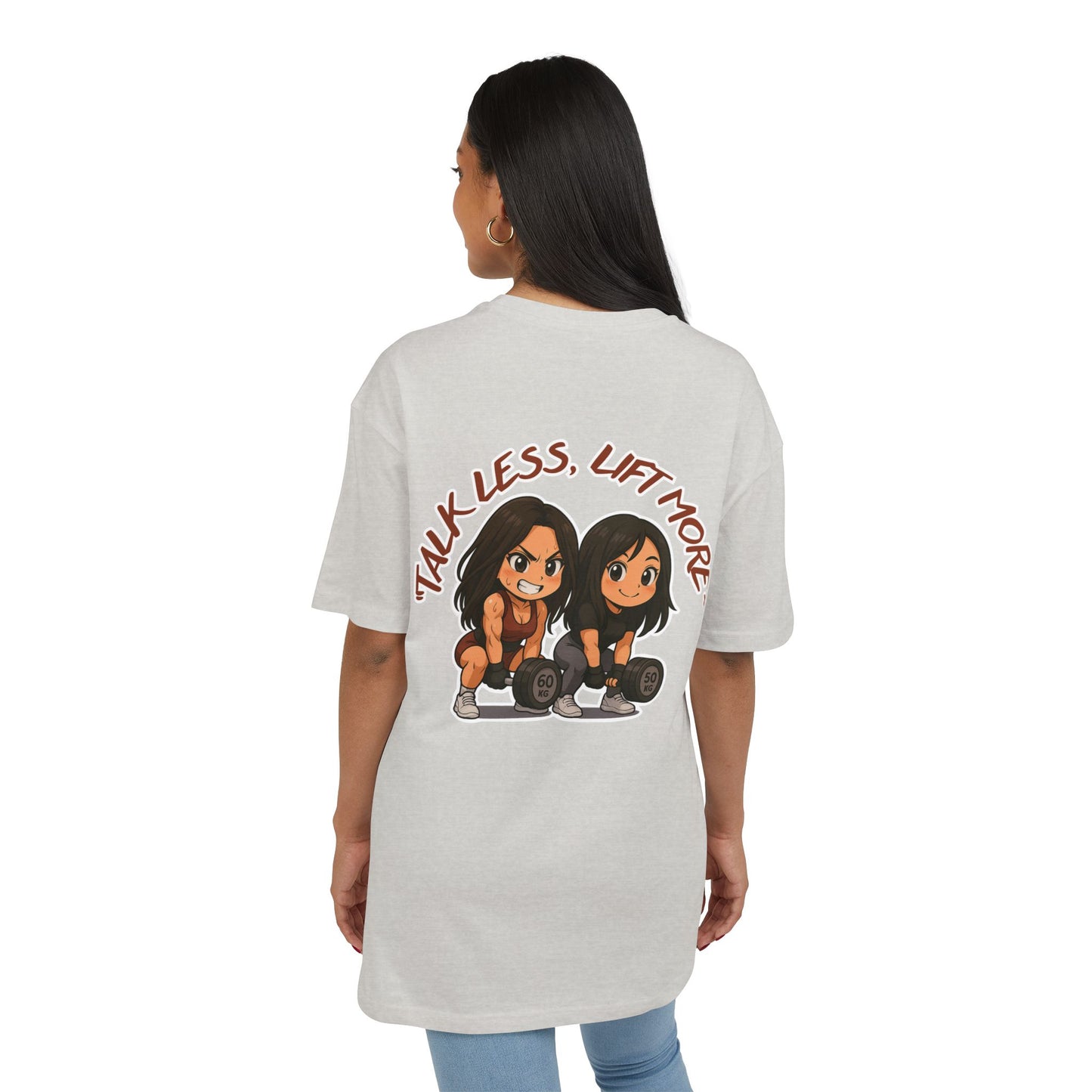"Talk Less, Lift More" – RŌSEKI SPORT Oversize T-shirt