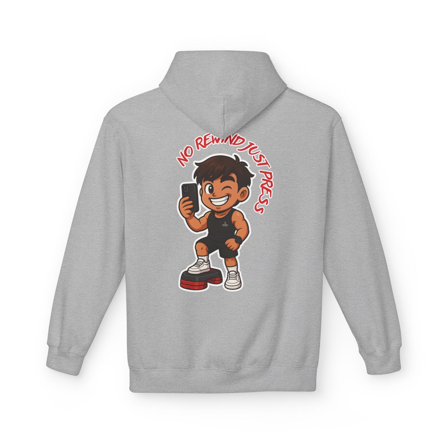 "No Rewind Just Press" – RŌSEKI Sport Hoodie