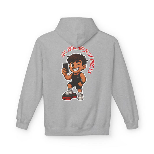 "No Rewind Just Press" – RŌSEKI Sport Hoodie